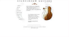 Desktop Screenshot of eichelbaumguitars.com